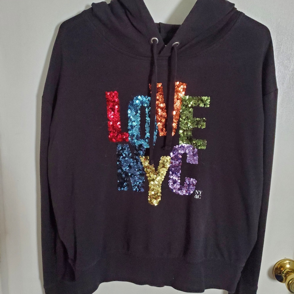 NY & COMPANY BLING HOODIE